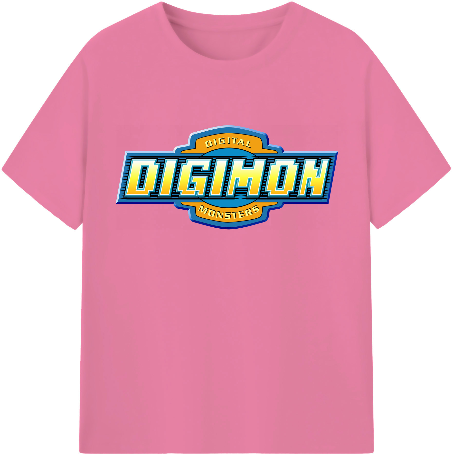 （画像用） Digimon デジタルモンスター/デジモン 綿100％半袖Tシャツ（フロントプリント）